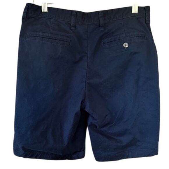 George Men's Navy Flat Front Shorts, size 32 - Picture 2 of 5